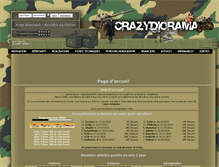 Tablet Screenshot of crazydiorama.fr